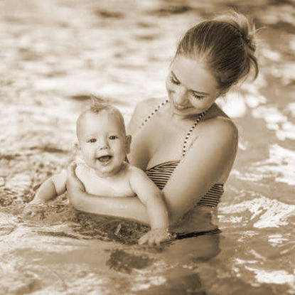 Picture of Getting used to water