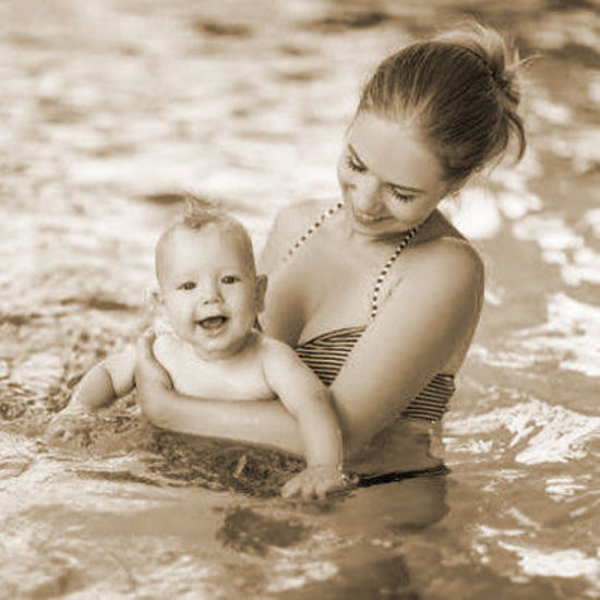 Picture of Getting used to water